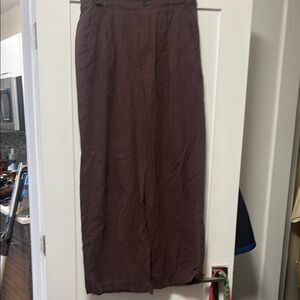 Madewell Brown Wide Leg Pants